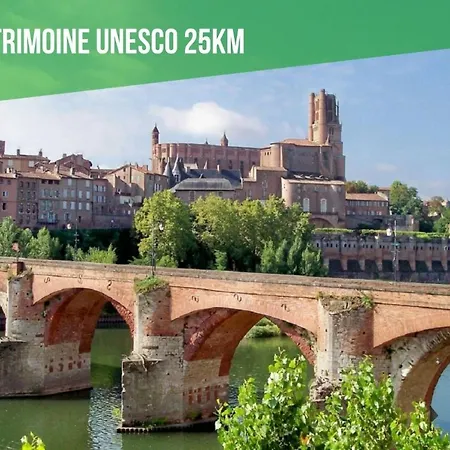 Le Duo Vigne Rouge Sauna Gaillac Entre Albi-toulouse & Les Du Tarn Holiday home *